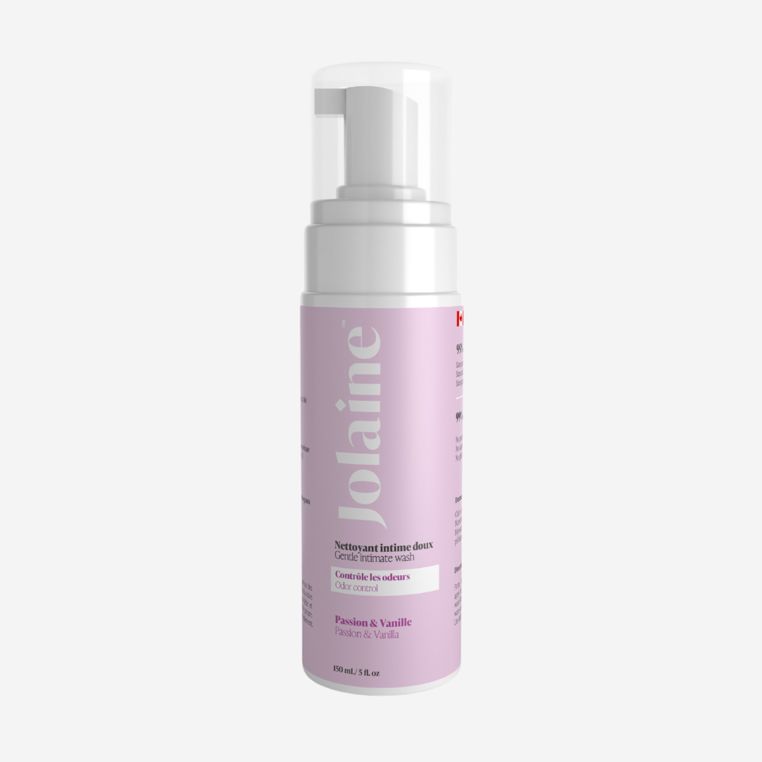 Nettoyant intime Femme, 99% d'ingrédients d'origine naturelle, contrôle les deurs.